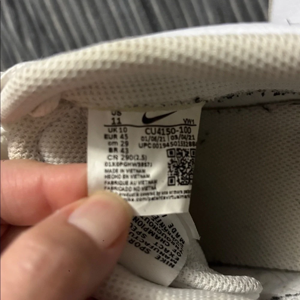 Men’s Sz 11 Nike Court Legacy White Shoes Sneakers Casual Everyday School Fall - Picture 10 of 10